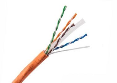 Il cavo di Ethernet del rame del rivestimento di LSZH, 4 accoppia il primo cavo della generazione Cat6A UTP
